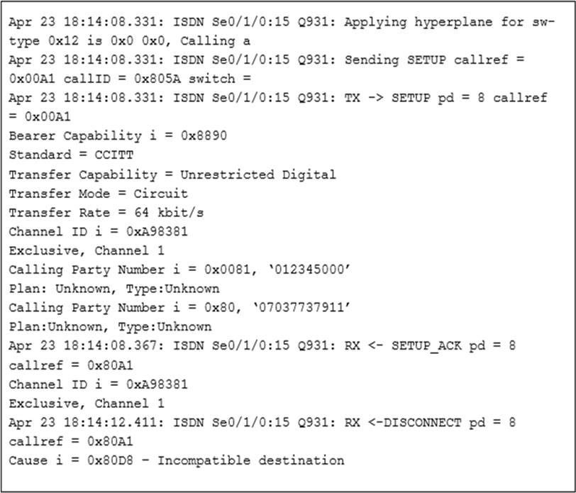 E1 Certification Questions